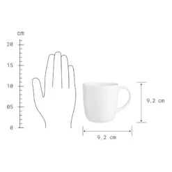 Tasses NATIVE (lot De 4) -Butlers 1000331499 220215 500 SKETCH DETAILS P000000001000331499 sketch