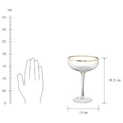 Coupe De Champagne GOLDEN TWENTIES -Butlers 1000333326 231019 500 SKETCH DETAILS P000000001000333326 sketch