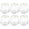 Verres TOUCH OF GOLD (lot De 6)