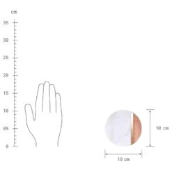 Sous-verres MARBLE KITCHEN (lot De 4) 13 Sous-verres MARBLE KITCHEN (lot De 4) -Butlers 1000336996 220225 500 SKETCH DETAILS P000000001000336996 sketch