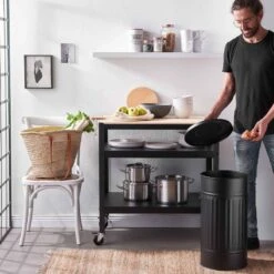 Poubelle Oskar ZINC -Butlers 1000338034 220225 020 MOOD DETAILS P000000001000338034 mood