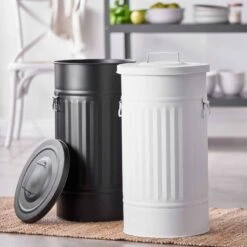 Poubelle Oskar ZINC -Butlers 1000338043 220301 021 MOOD DETAILS P000000001000338043 mood