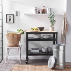 Poubelle Oskar ZINC -Butlers 1000338081 220225 020 MOOD DETAILS P000000001000338081 mood