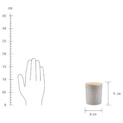 Bougie Parfumée Cotton HOME & SOUL -Butlers 1000338578 230822 500 SKETCH DETAILS P000000001000338578 sketch