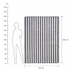 Nappe Pique-nique WANDERLUST Rayures I -Butlers 1000343703 220401 500 SKETCH DETAILS P000000001000343703 sketch