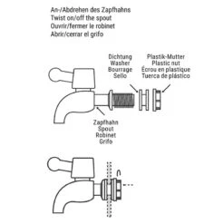 Fontaine à Boisson REFRESH -Butlers 1000343943 231019 070 DETAILS P000000001000343943