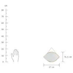 Miroir CARAT I -Butlers 1000344011 220406 500 SKETCH DETAILS P000000001000344011 sketch