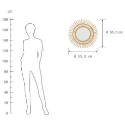 Miroir COTTAGE II -Butlers 1000344174 220406 500 SKETCH DETAILS P000000001000344174 sketch