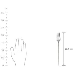 Couverts STILETTO (4 éléments) -Butlers 1000365101 231019 500 SKETCH DETAILS P000000001000365101 sketch