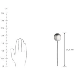 Couverts STILETTO (4 éléments) -Butlers 1000365101 231019 502 SKETCH DETAILS P000000001000365101 sketch