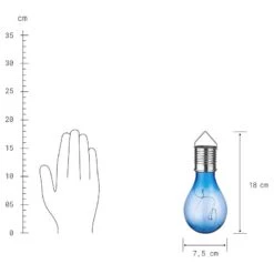 Ampoules Solaires SUNLIGHT - Lot De 4 -Butlers 1000404850 230915 500 SKETCH DETAILS P000000001000404850 sketch