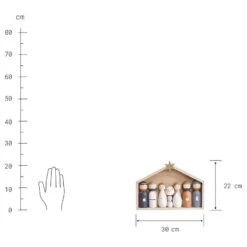 Crèche Avec Personnages X-MAS - 9 élém. -Butlers 1000405933 230921 500 SKETCH DETAILS P000000001000405933 sketch
