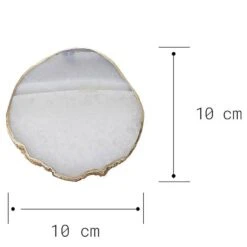 Sous-verres En Quartz CRYSTAL - 4 élém. -Butlers 1000406174 230927 500 SKETCH DETAILS P000000001000406174 sketch