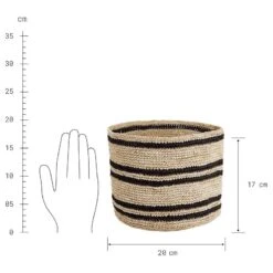 Corbeilles ISALO B - 4 éléments -Butlers 1000406502 230926 500 SKETCH DETAILS P000000001000406502 sketch