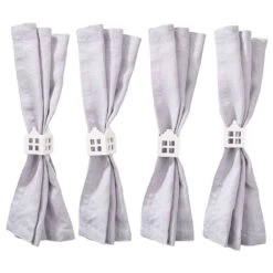 Ronds De Serviettes AMSTERDAM - Lot De 4 -Butlers 1000407386 231005 060 DETAILS P000000001000407386